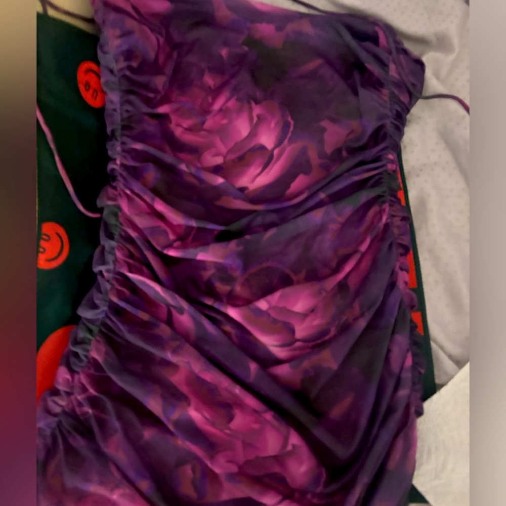 Purple flower dress